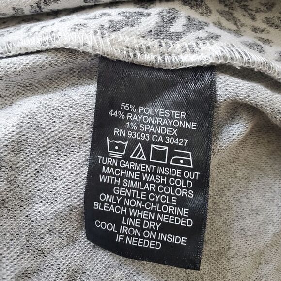 ✨ NIC + ZOE ✨ Leo Leopard Print Soft Blazer Jacket - [Large, Grey] - Picture 11 of 11